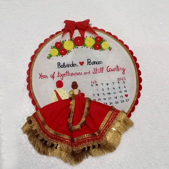 Bride & Groom Wedding Calendar