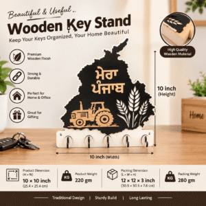 Wooden Key Stand